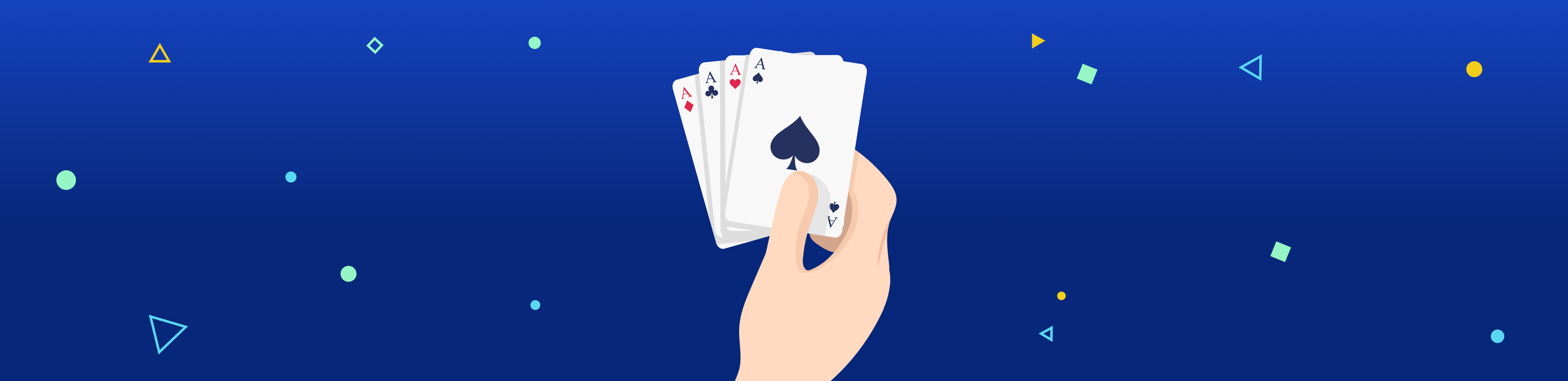 Featured Blackjack image showing table layout and one player vs. dealer