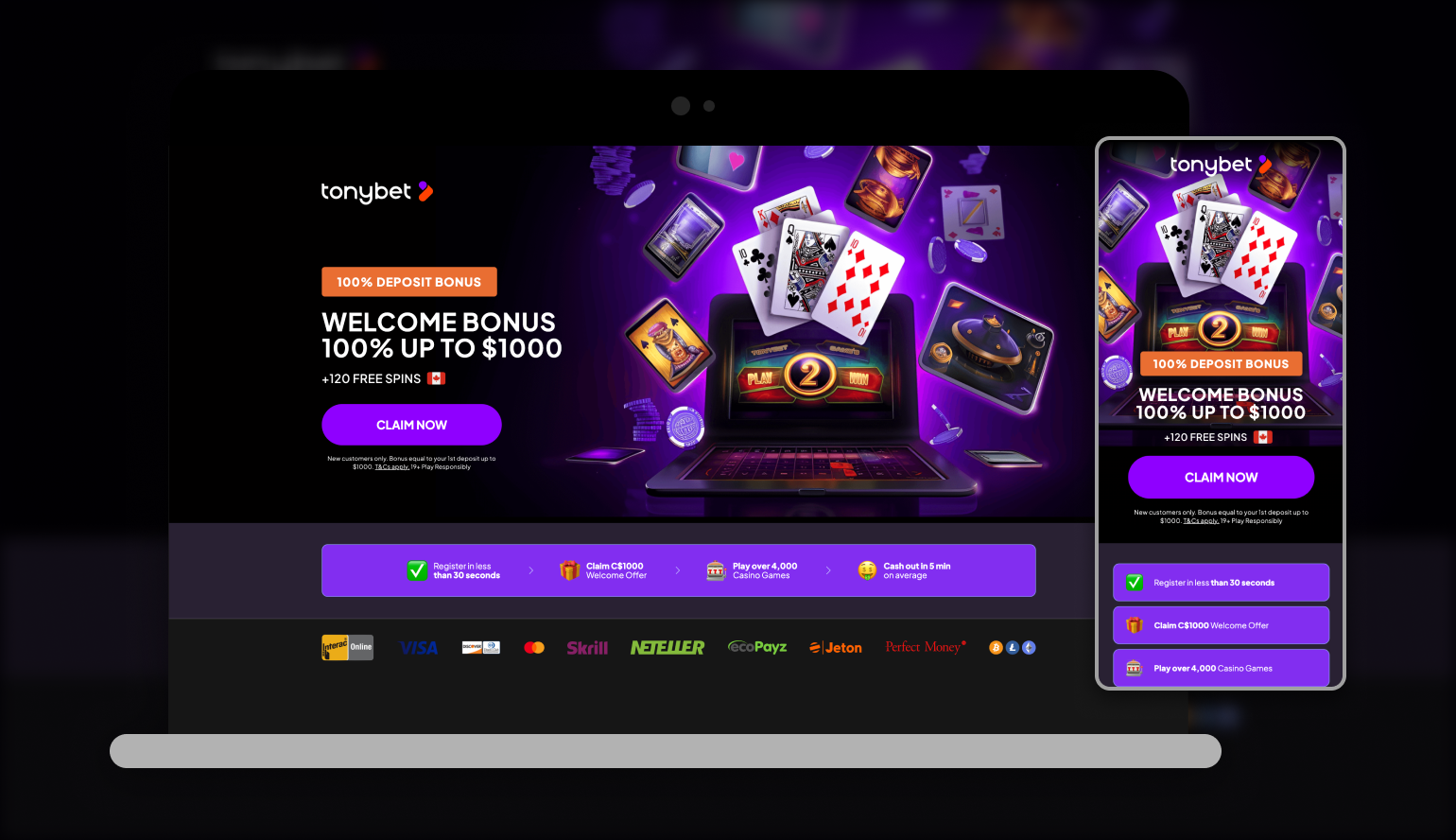 Tonybet Casino Interface