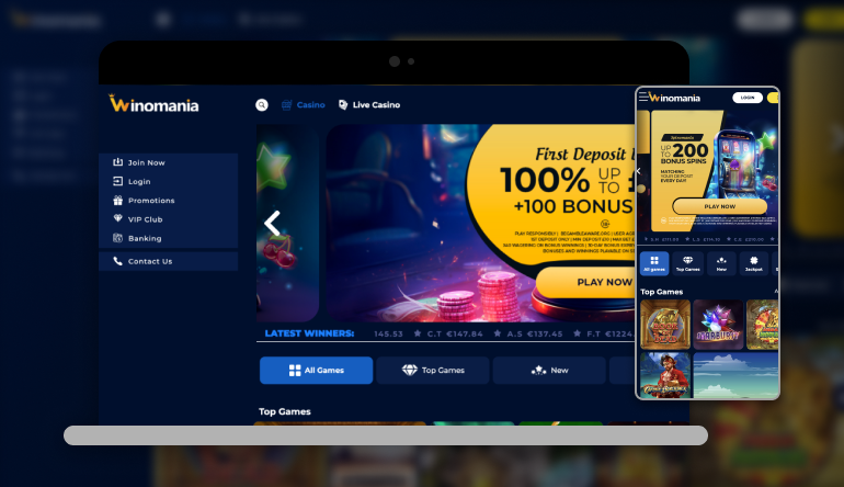 winomania casino