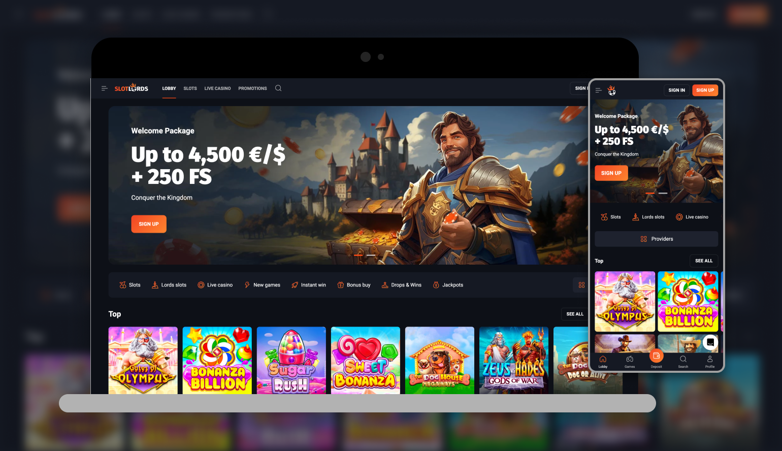 Slotlords Casino: Review für Spieler aus Deutschland
