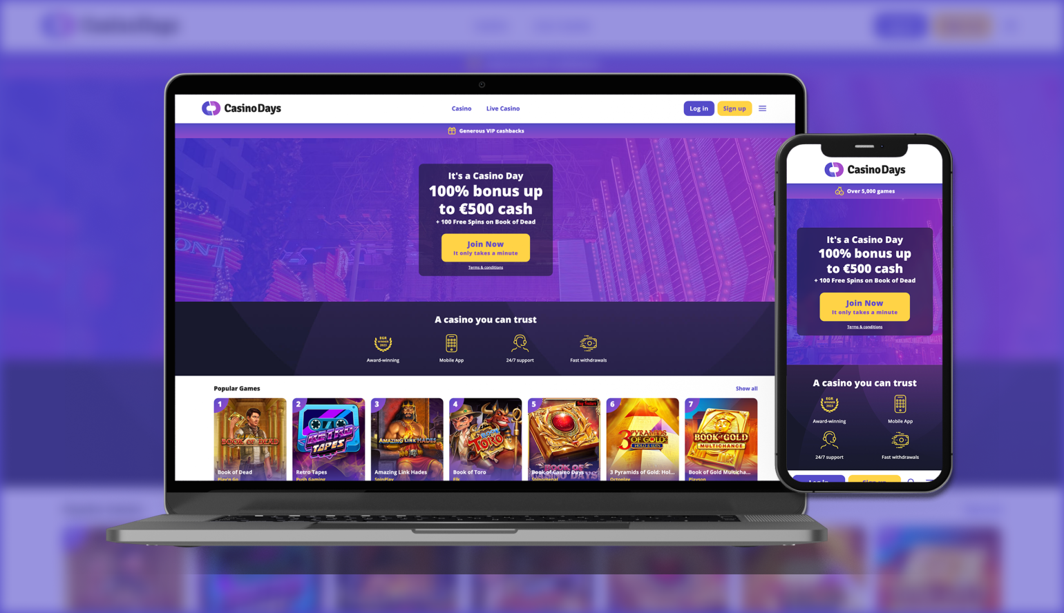 Casino Days Avis pour les joueurs du Canada