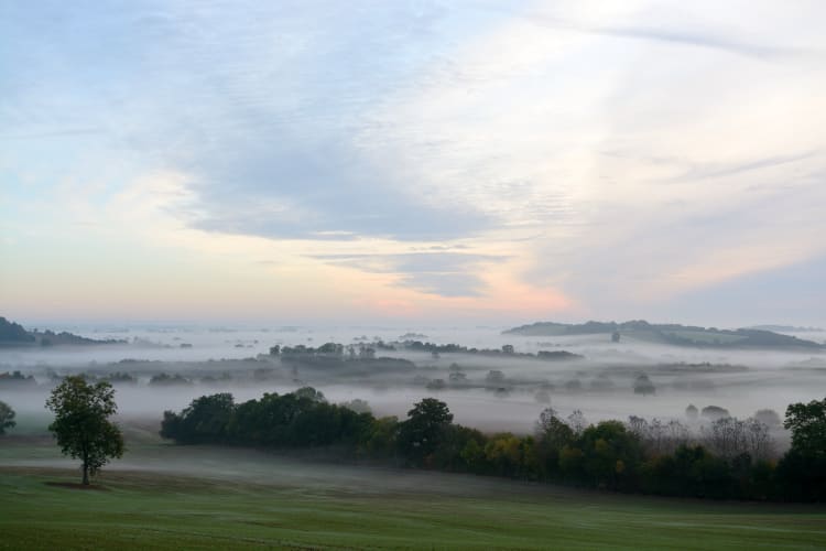 The Rolling Cotswolds Hills