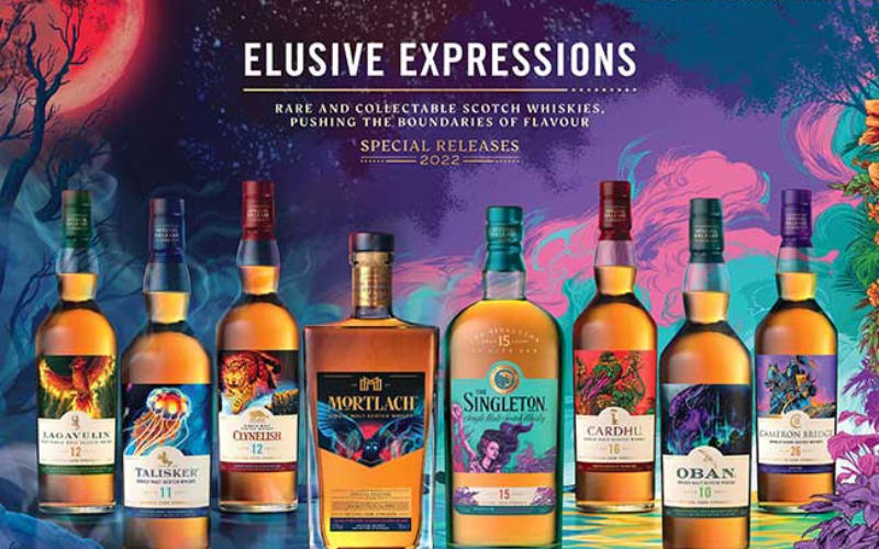 Diageo Announces Elusive Expressions 2022 Special Releases Collection