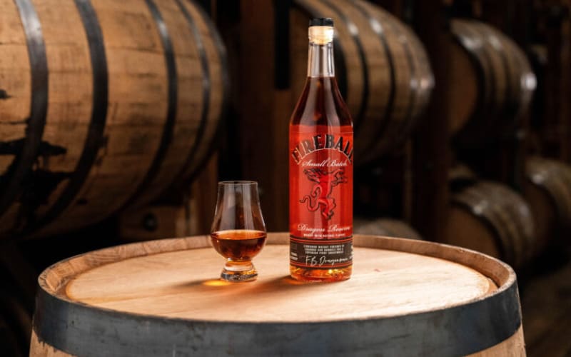 Fireball Ups Its Game With Its 1st Barrel Aged Release Dragon Reserve