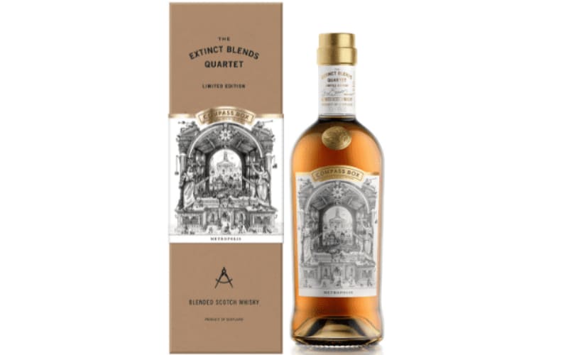 Compass Box Metropolis A Tribute to Lost Blends in Extinct Blends Quartet Series