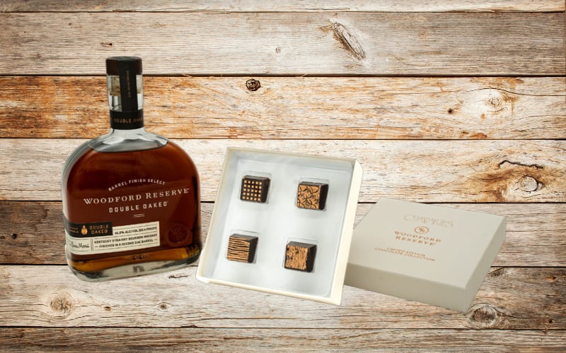 Woodford Reserves Double Oaked Bourbon Meets Gourmet Chocolate Elegance