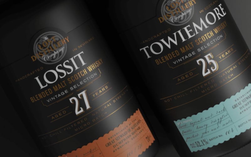 Lost Distillery Unveils Rare Whiskies Lossit 27 Year Old and Towiemore 25 Year Old