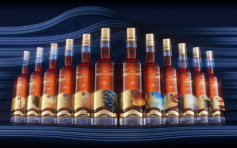 The Glenlivet Unveils The Twelve Elements An Exclusive Collection of 50 Year Old Whiskies