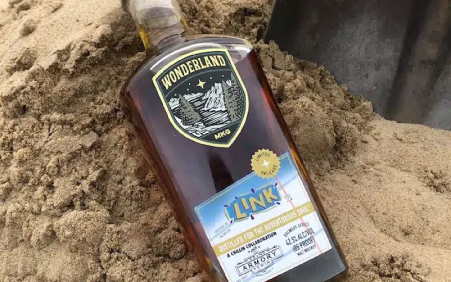 Michigan Craft Collaboration Wonderland Distilling and Grand Armory Brewing Craft Unique LINK Whiskey