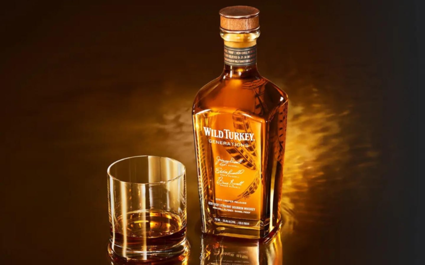 Wild Turkey Generations A ThreeGeneration Bourbon Blend of Unparalleled Craftsmanship