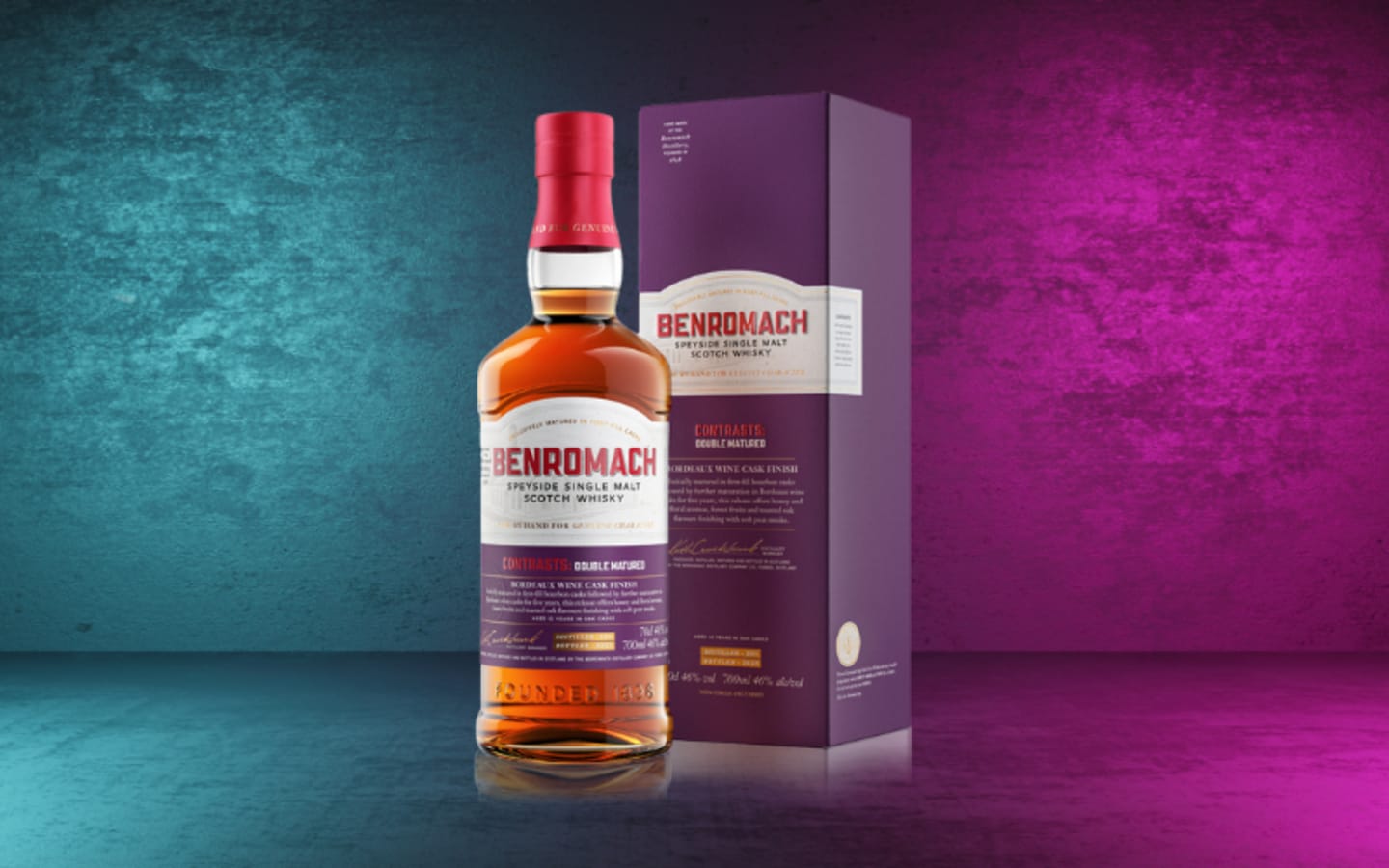 A First Look At Benromachs New Release In Its Contrasts Range A Double Matured Bordeaux Wine Cask Finish