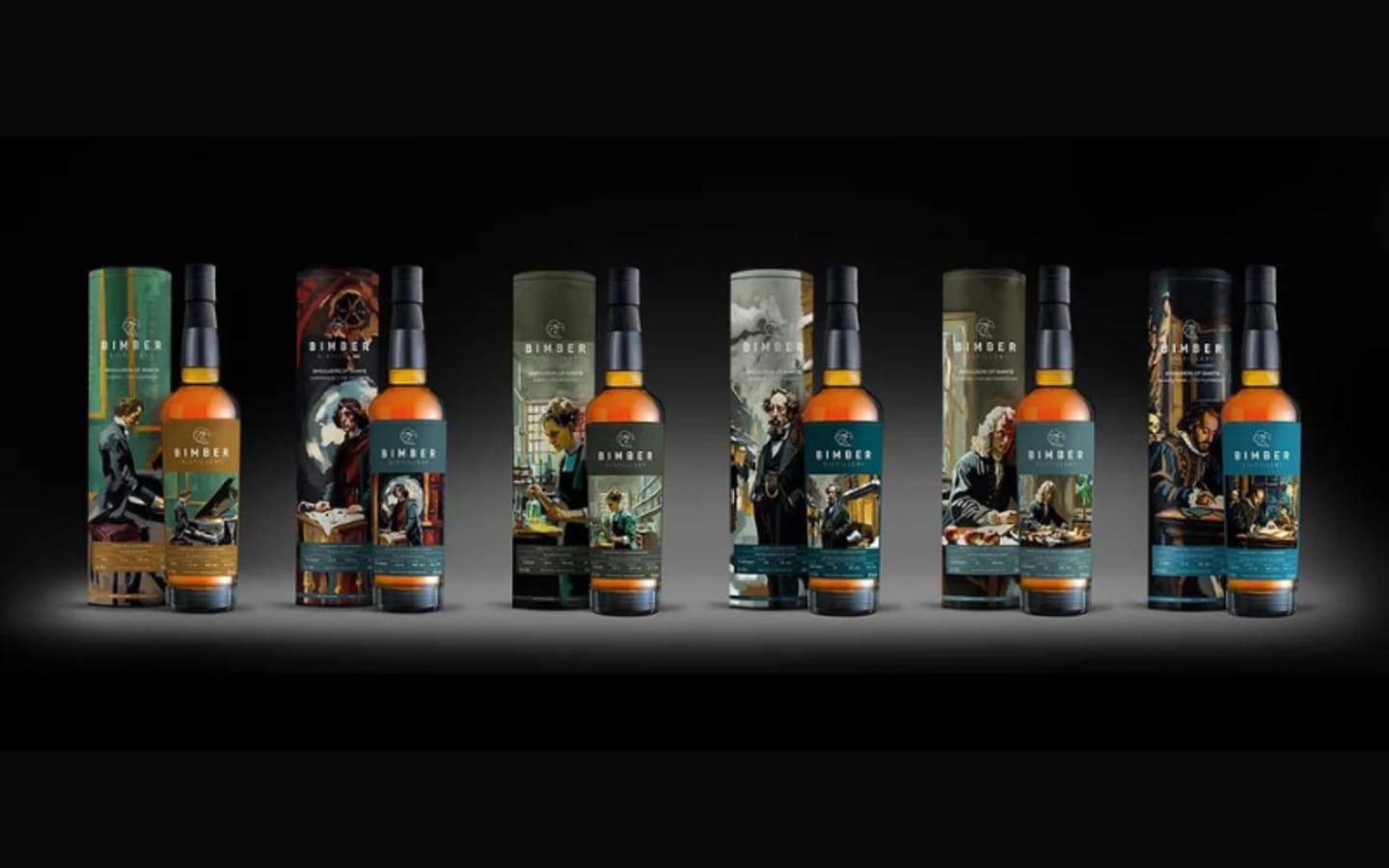 Bimber Distillery Unveils Shoulders of Giants Series a Tribute to Historical Icons in Single Malt Whisky