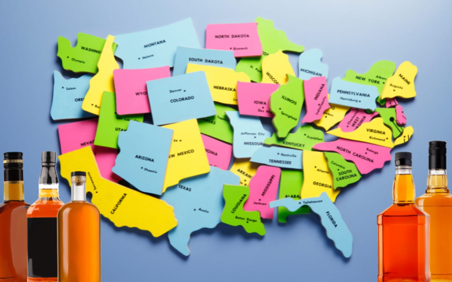 The Cheapest And The Most Expensive State to Buy Whiskey in the US