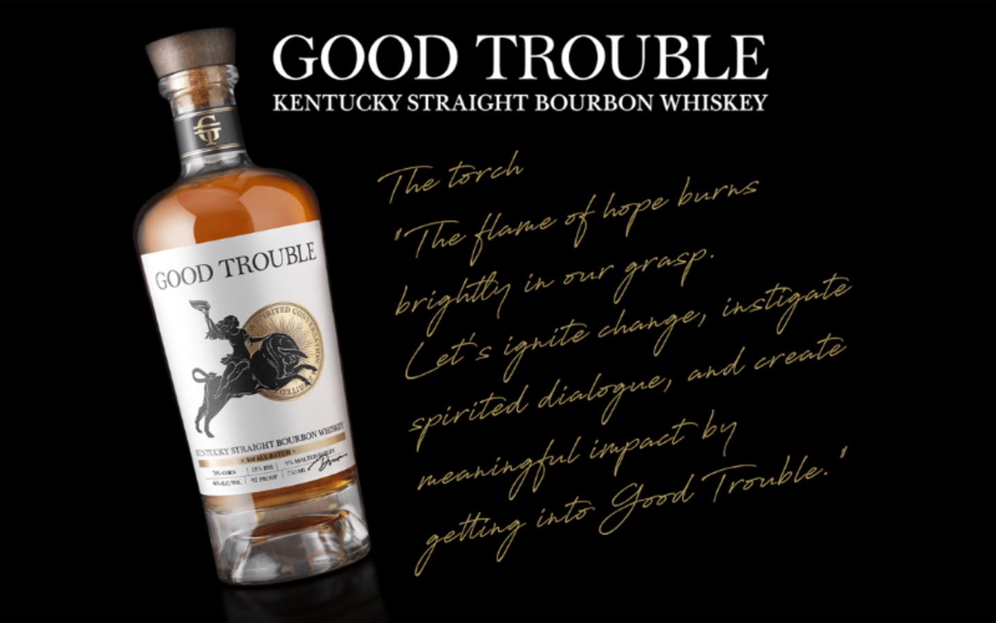 Good Trouble Bourbon A Spirit with a Purpose Hits the Scene in 2025