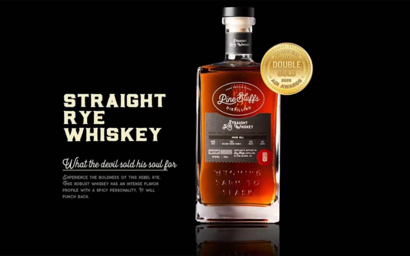 Pine Bluffs Distilling Triumphs with Double Gold Win