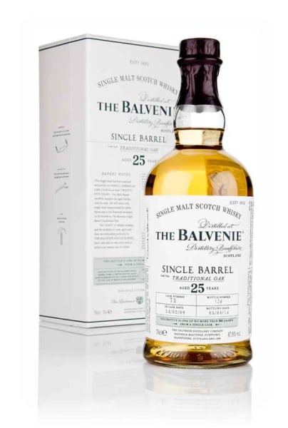 Balvenie 25 Year Old Single Barrel Traditional Oak 700ml bottle - Scotch Whisky whisky