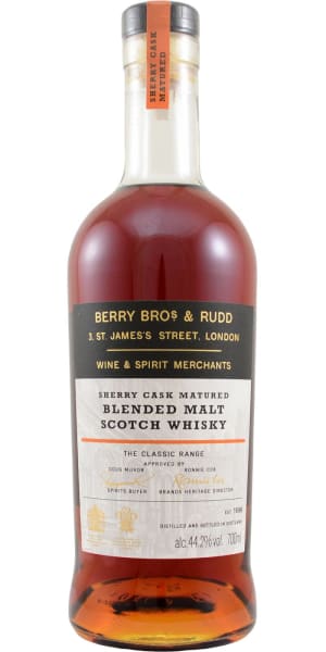 Berry Bros & Rudd Blended Malt Scotch Whisky Sherry Cask Matured 700ml bottle - Scotch Whisky whisky