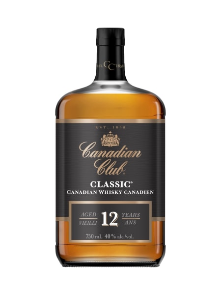 Canadian Club Classic 12 Year Old 700ml bottle - Canadian Whisky whisky
