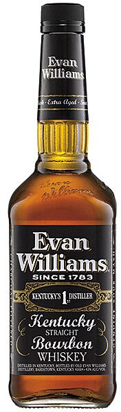 Evan Williams 7 Year Old Kentucky Bourbon 700ml bottle - American Whiskey whisky