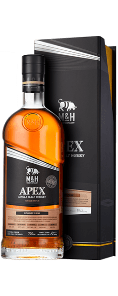Milk & Honey Apex - Cognac Cask 700ml bottle - Israeli Whiskies whisky
