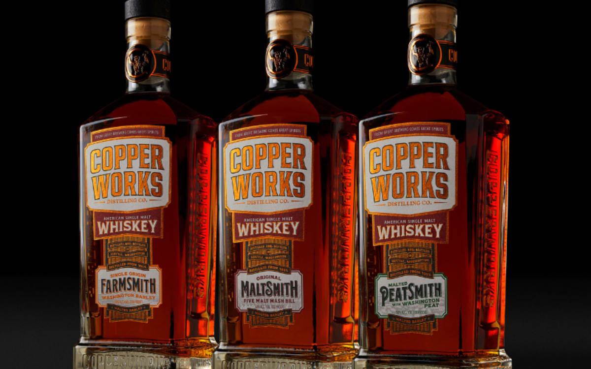 Copperworks Distilling Co. Launches New American Single Malt Whiskey Lineup