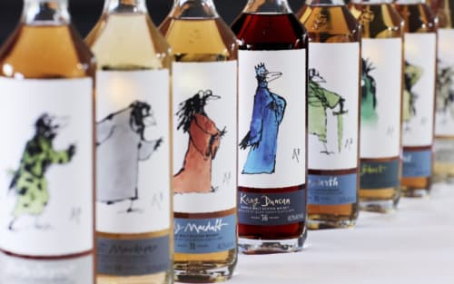 New Macbeth Scotch Whisky Collection Illustrated By Sir Quentin Blake