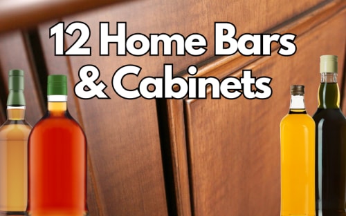 12 Home Bars & Whiskey Cabinets