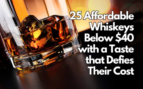 25 Affordable Whiskeys Below $40 with a Taste that Defies Their Cost