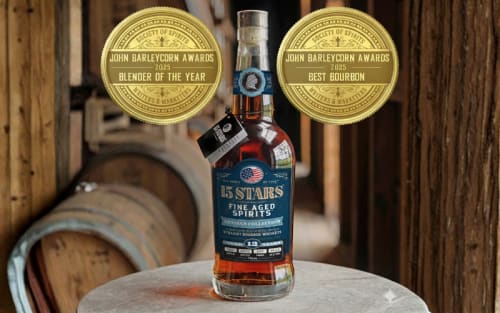 15 STARS Bourbon Takes Home Two Trophies at 2025 John Barleycorn Awards
