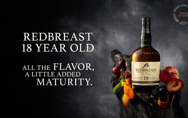 Redbreast Irish Whiskey Introduces New 18-Year-Old Expression to Its Core Range