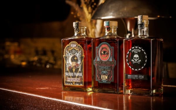 FEW Spirits Unveils Icons of Rock Collection: A Unique Whiskey Collaboration with Rock Legends