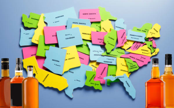 The Cheapest And The Most Expensive State to Buy Whiskey in the U.S