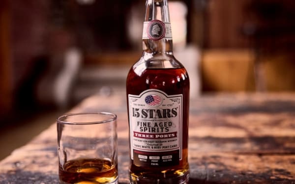 15 STARS Unveils Three Ports Fine-Aged Bourbon