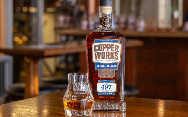 Copperworks Distilling Co. Unveils Rare Washington Peated Single Malt Whiskey from Single Cask No. 497