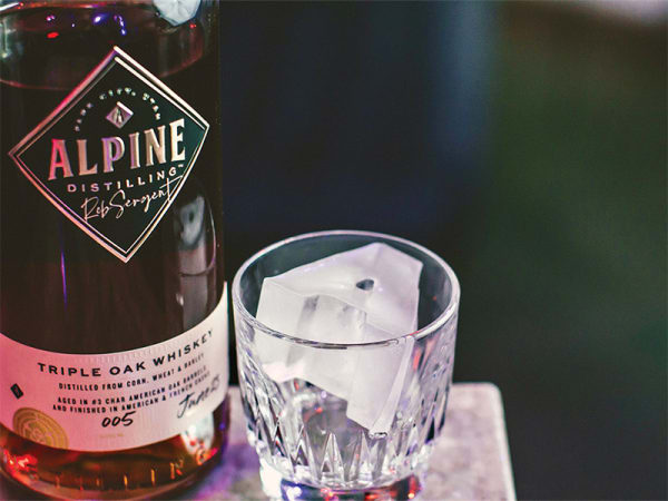 Alpine Distilling’s Award Winning Triple Oak Whiskey