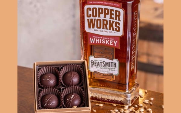 Peat Whiskey Caramels: Copperworks' Bold Dessert Move