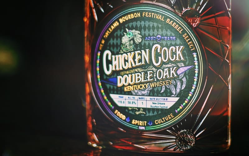 Chicken Cock Whiskey Unveils Exclusive Single Barrel Double Oak Bourbon for New Orleans Bourbon Festival