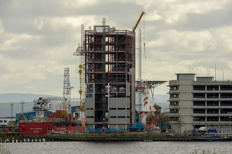 Construction of Port Leith