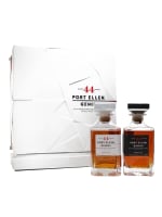 Port Ellen 1978 44 Year Old Gemini Set Original Cask & Remnant Cask