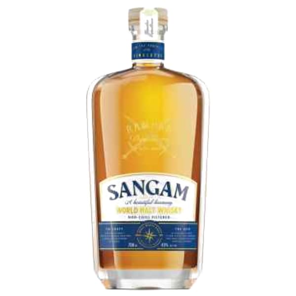 Rampur Sangam World Malt Whisky 700ml bottle - Indian Whisky whisky