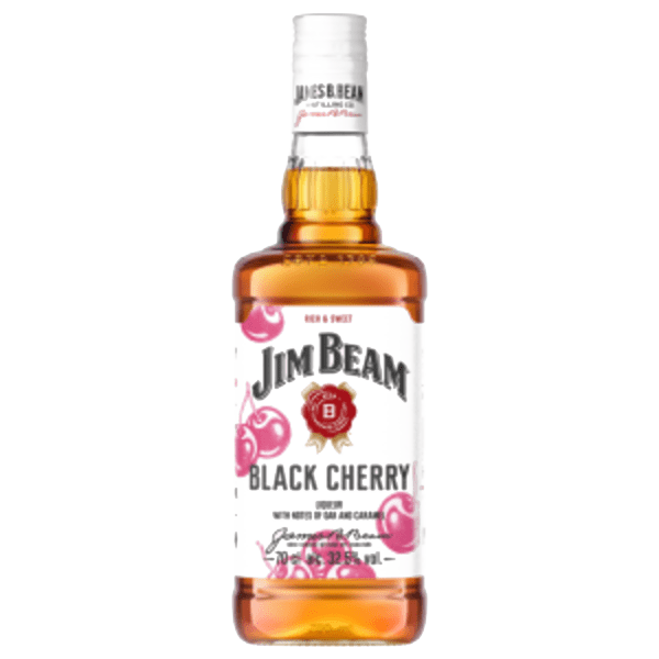 Jim Beam Black Cherry Whiskey Liqueur 700ml bottle - American Whiskey whisky