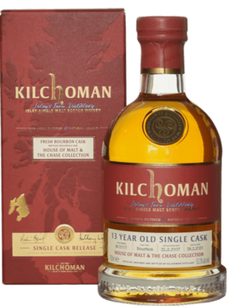 Kilchoman 13 Year Old 2007 House of Malt Exclusive 700ml bottle - Scotch Whisky whisky