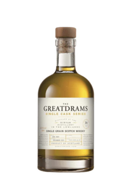 Girvan 14 Year Old 2007 (bottled 2021) (GreatDrams)  500ml bottle - Scotch Whisky whisky