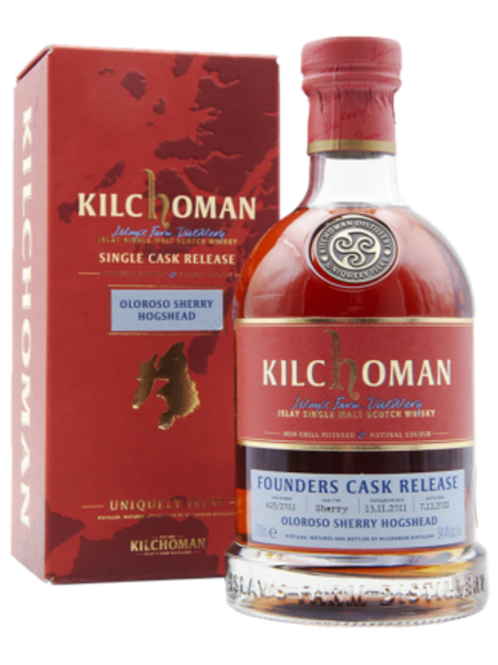 Kilchoman 10 Year Old 2021 - Founders Cask Release 700ml bottle - Scotch Whisky whisky