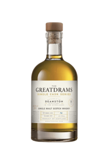 Deanston 11 Year Old 2009 - Single Cask Series (GreatDrams) 500ml bottle - Scotch Whisky whisky