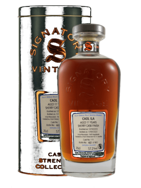 Caol Ila 11 Year Old 2010 (cask 111) - Cask Strength Collection (Signatory) 700ml bottle - Scotch Whisky whisky