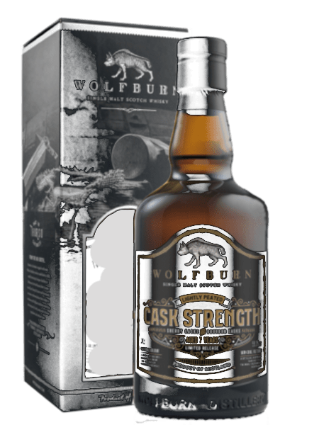 Wolfburn Peated 7 Year Old - Cask Strength Limited Edition 700ml bottle - Scotch Whisky whisky