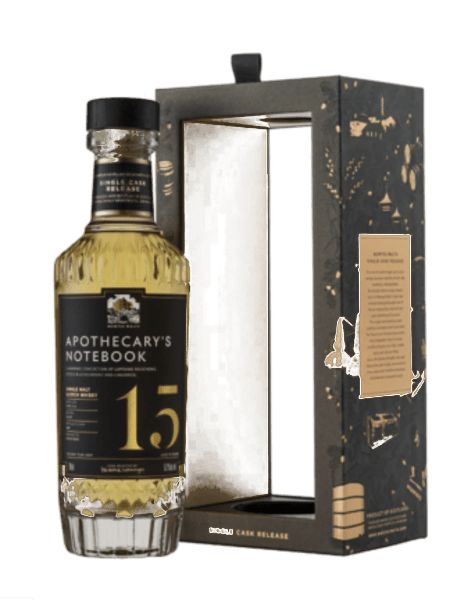 Apothecary's Notebook 15 Year Old 2007 - Wemyss Malts (Caol Ila) 700ml bottle - Scotch Whisky whisky