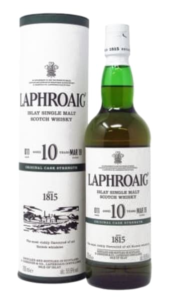 Laphroaig 10 Year Old Cask Strength - Batch 011 700ml bottle - Scotch Whisky whisky