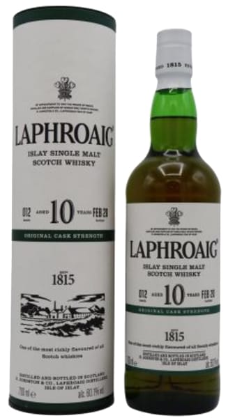 Laphroaig 10 Year Old Cask Strength - Batch 012 700ml bottle - Scotch Whisky whisky
